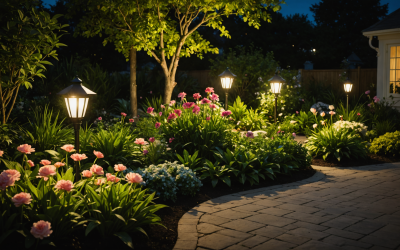 Éclairage extérieur : valoriser son jardin la nuit