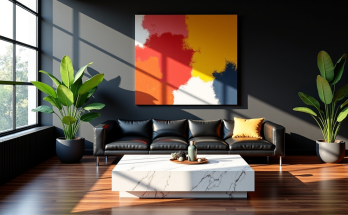 Les contrastes visuels qui subliment un intérieur moderne