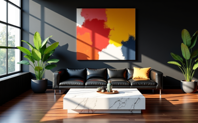 Les contrastes visuels qui subliment un intérieur moderne